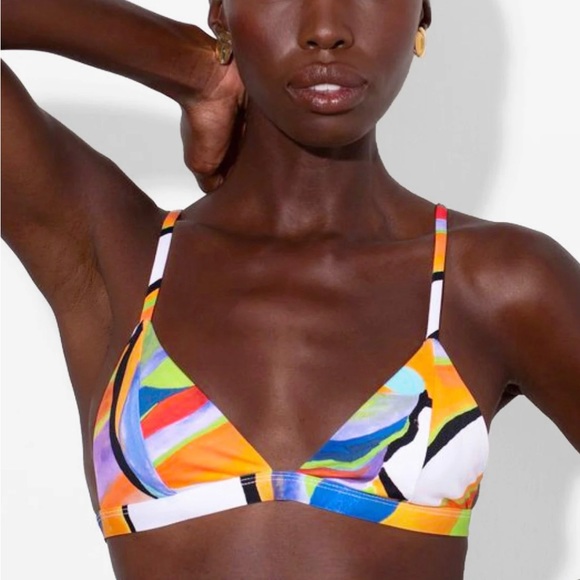 Mara Hoffman Astrid Printed Bikini Top - Picture 3 of 9